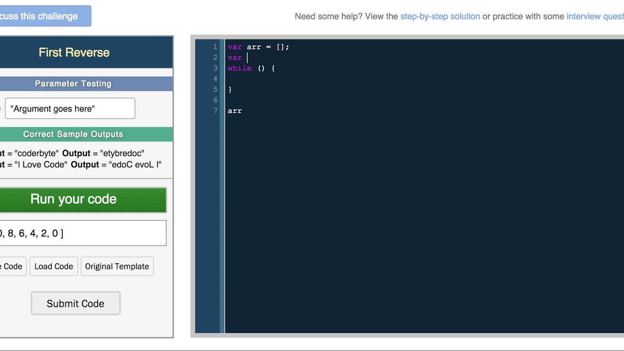 Loops in JavaScript - Coderbyte - YouTube