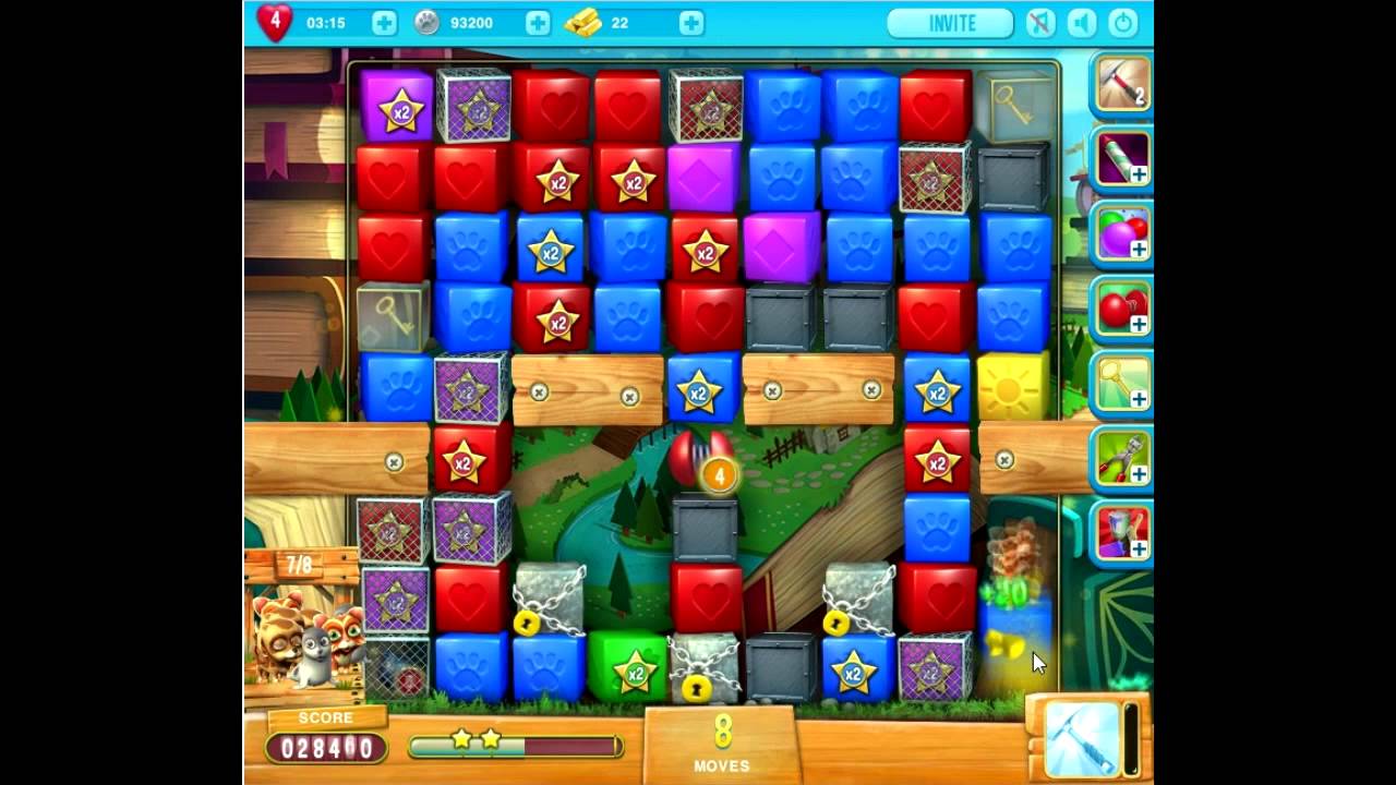 Pet Rescue Saga level 619 no hammers 😈 ►TOBIAS DEAMON◄