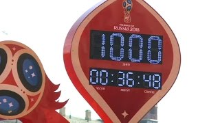 Russia kicks off 1,000-day countdown to 2018 FIFA World Cup