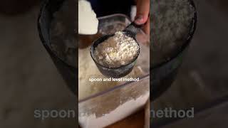 How to Measure Flour the RIGHT way