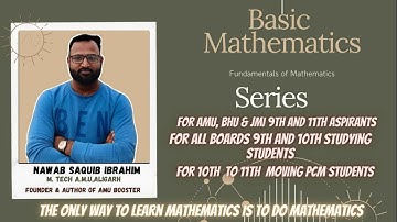 Launching/ Introduction of Basic Mathematics series By Nawab Sir