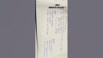 Numerical Methods – Root Finding Methods #nmcv #numericalmethods #numericalproblems #ece #easy