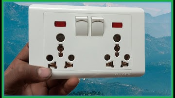 Double Power Socket Board Wiring  in hindi  || Double Power Socket Connection | Power Socket Connect