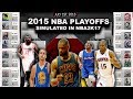 2015 NBA PLAYOFFS SIMULATED ON NBA2K17!!! #ThrowBack