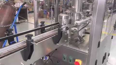 Full-automatic double-head powder filling machine, , powder packaging production line,can sealer