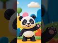குட்டீஸ் எல்லாரும் தயார் தானா? 👏🐼 #animation #cute #fun #kids #kidsvideo