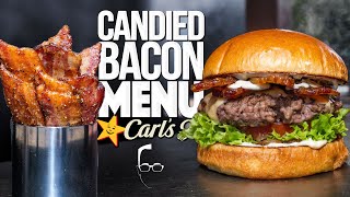 WE RECREATED THE ENTIRE CANDIED BACON MENU FROM CARLS JR. / HARDEE'S (OMG!) | SAM THE COOKING GUY