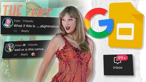 I tried making a TikTok edit with GOOGLE SLIDES