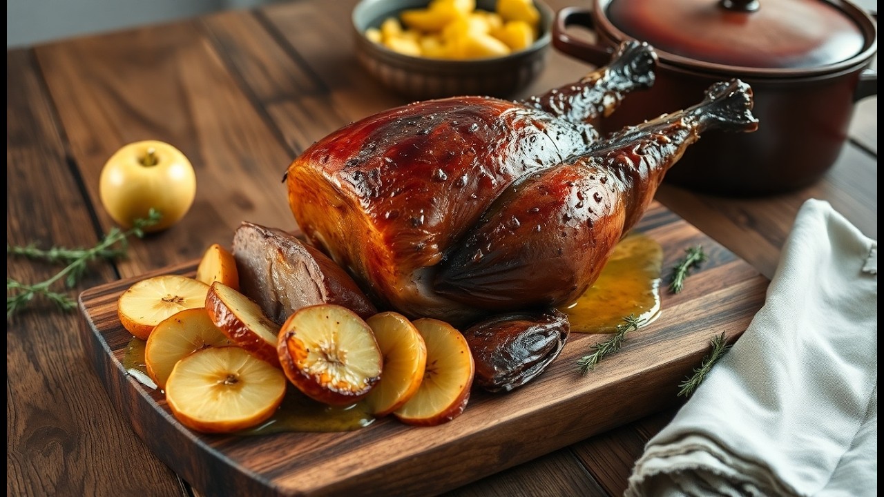 Faisan aux pommes  la recette classique inratable !