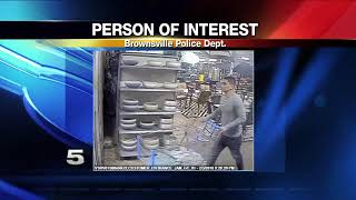 Person of Interest Sought by Brownsville Police