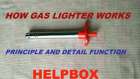 How gas lighter work and its inside materials