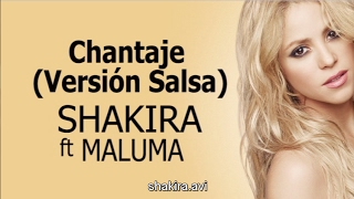 Shakira - Chantaje (Versión Salsa) ft. Maluma (Lyrics Video) Resimi