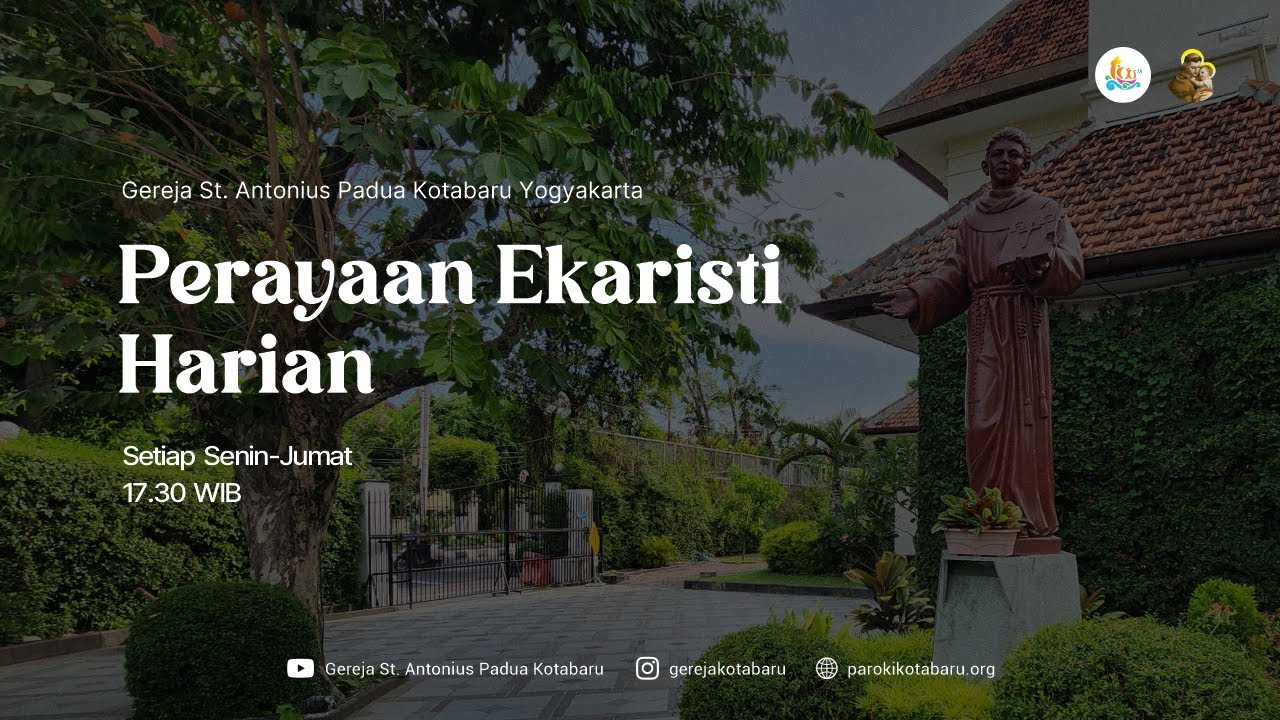 Perayaan Ekaristi Rabu dalam Pekan Suci (Rabu, 1 April 2026, 17.30 WIB)