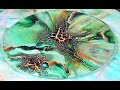 (557) Green Earth ~ Fluid art painting ~ Abstract art ~ #StayCreative