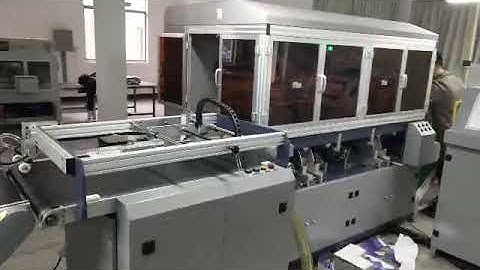 Automatic wine box making machine for making small slip case box