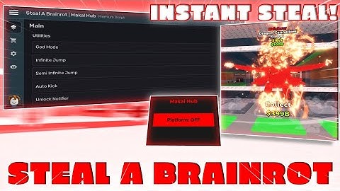 🔥Steal a Brainrot Script (2025 Pastebin) | 😱Instant Steal, Noclip, Fast Steal *NOKEY*🔮