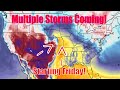 Multiple Storms Coming Bringing Severe Weather - The WeatherMan Plus Weather Channel