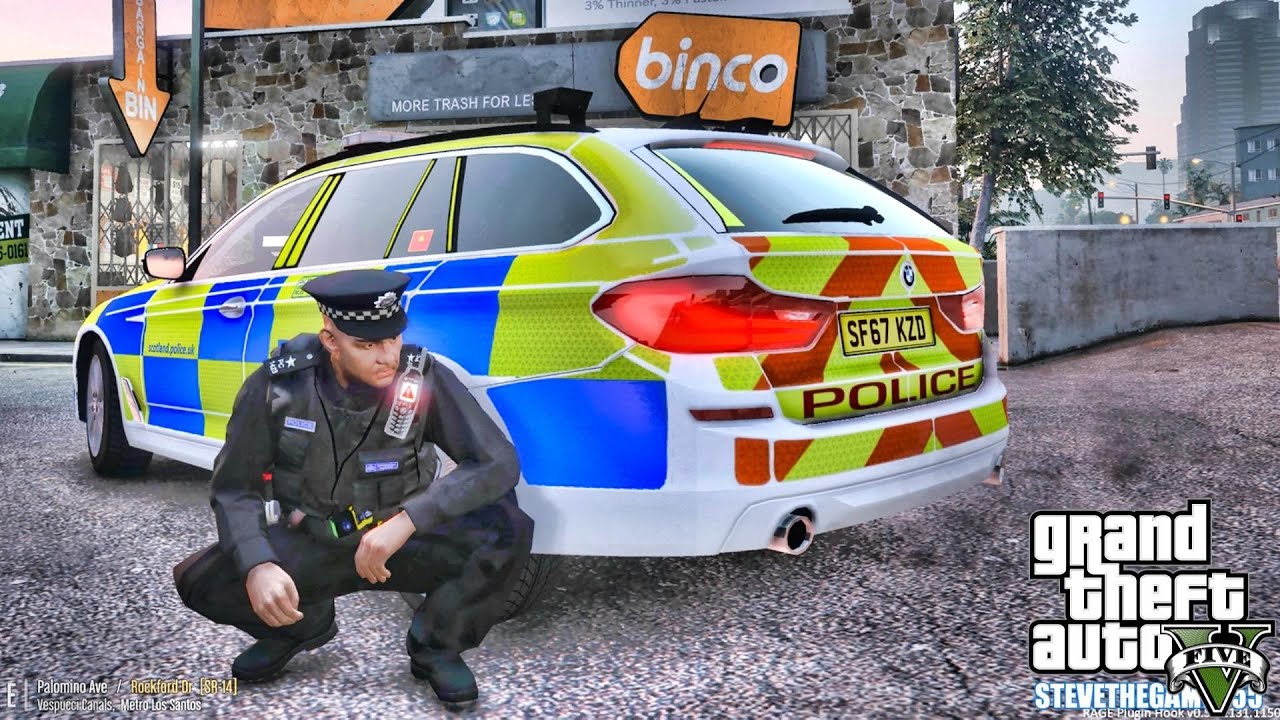 МОДЫ GTA 5 LSPDFR 1079 - БРИТАНСКИЙ ПАТРУЛЬ!!! (МОД GTA 5 ДЛЯ РЕАЛЬНОЙ ЖИЗНИ НА ПК)