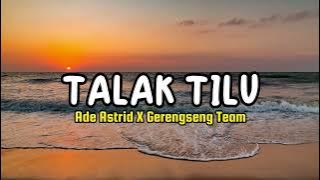 VIDEO LIRIK TALAK TILU ADE ASTRID 1