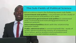 POLI 111: SESSION 4 - NATURE AND SCOPE OF POLITICAL SCIENCE
