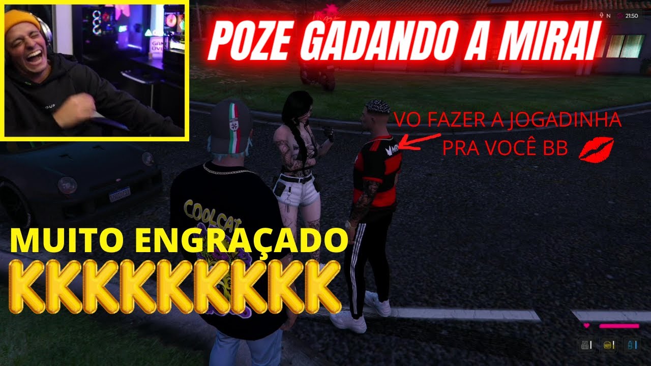 POZE GADANDO A MIRAI NA FRENTE DO CONNOR KKKKK TENTE NAO RIR