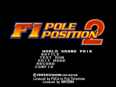 F1 Pole Position 2 (SNES) - Longplay