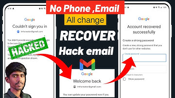 How to Recover Hacked gmail account without phone number and email 2025| Gmail account recovery 2025