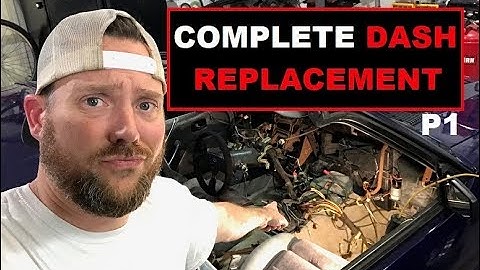 1986 Mustang GT Project - Complete Dash Assembly Replacement - PART 1