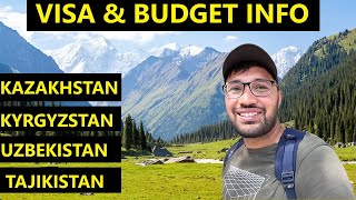 How to travel Kazakhstan, Kyrgyzstan, Uzbekistan, Tajikistan in budget ? | Visa info | Budget info