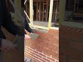 PERFECT Brick Laying SKILL! 😲 This Mason Builds a Wall in ONE SMOOTH LINE! #bricklaying #masonry