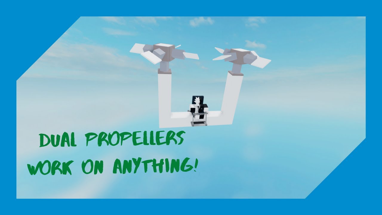 How to make working Dual Propellers (Roblox Plane Crazy) YouTube