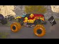 Monster Jam showdown PS4 gameplay grave digger fire vs el Toro loco black-ian juega