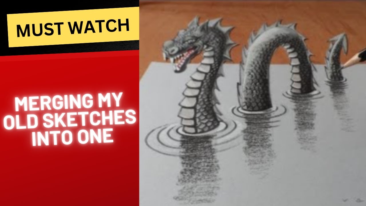 From Past to Present: Merging My Old Sketches | Lettered artistry - YouTube