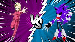 Android 18 VS Mecha Sonic Sprite Animation