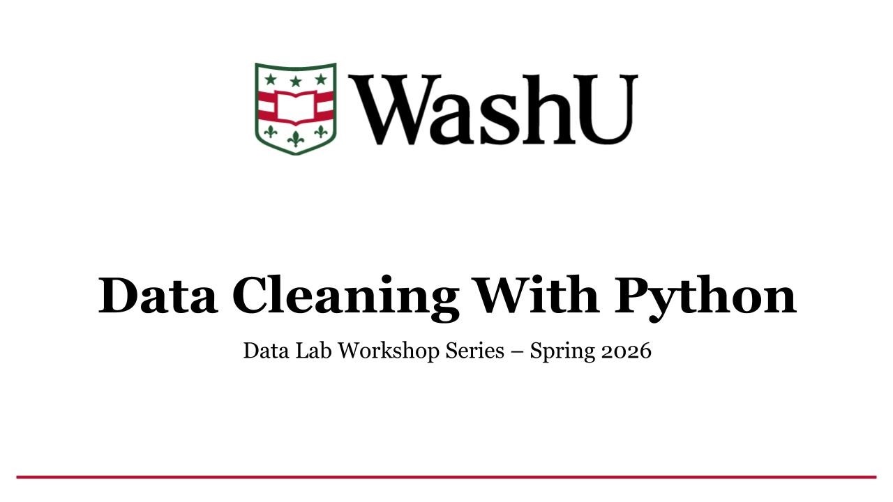 Data Lab: Data Cleaning With Python