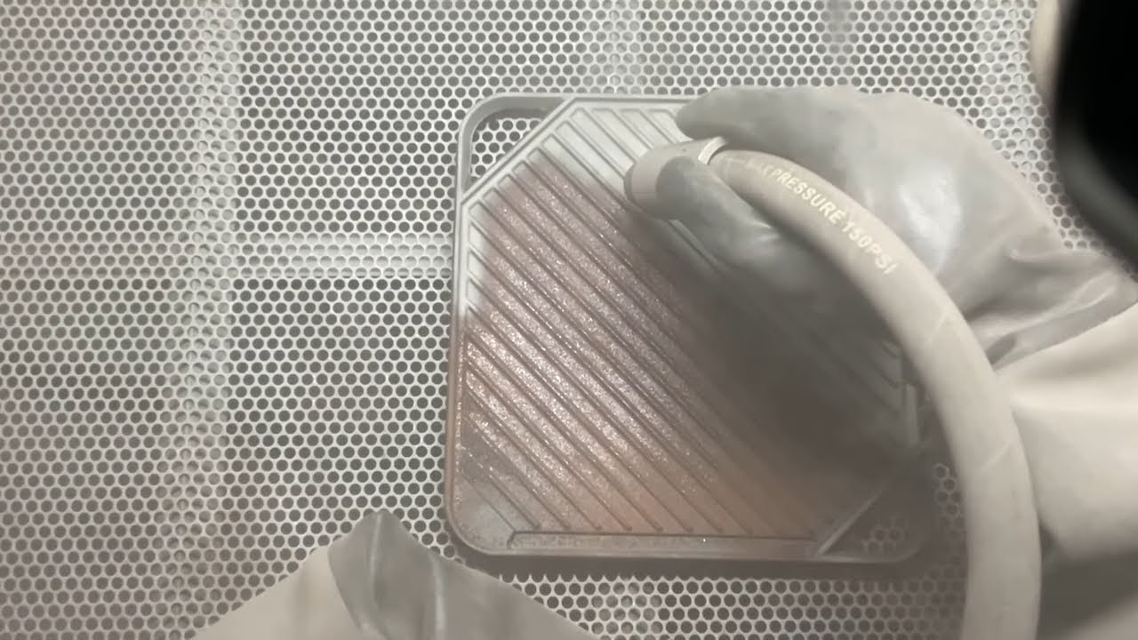 Sandblasting A Rusty Griddle YouTube