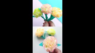 DIY Tissue Paper Flower 🌺 Paper Napkin Flower 🌺 Paper Craft