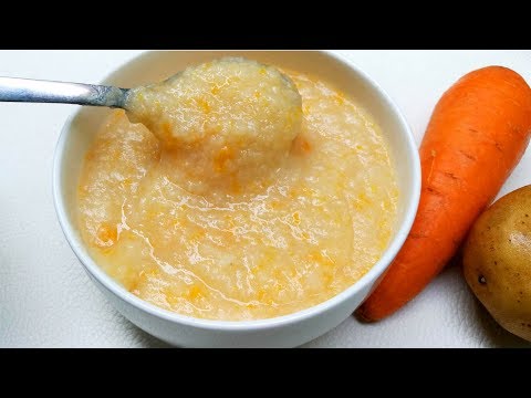 Baby Food || Carrot Potato Rice || Healthy baby food (6 to 12