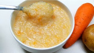 Baby Food || Carrot Potato Rice || Healthy baby food (6 to 12 months) screenshot 1