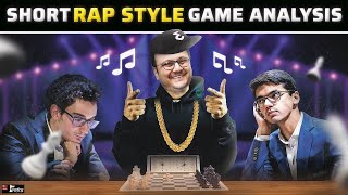 Fabiano Caruana vs Anish Giri | Short Rap style analysis | Candidates Round 12