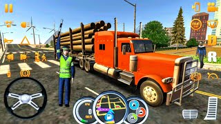 Truck Simulator USA #13 Logs Transport! Truck Games Android gameplay #truckgames screenshot 1