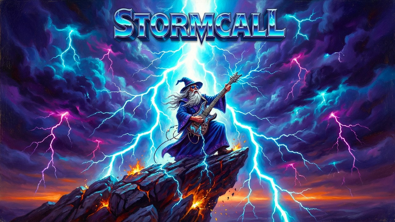 Music to Call Lightning | Retro 80s Fantasy Synthwave and Heavy Metal Thunder Power