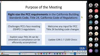 HCAI Public Meeting | Primary Care Clinics (PCC)