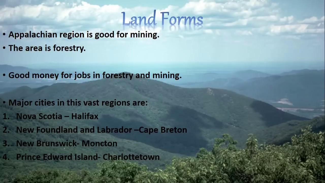 Canadian Appalachian Region
