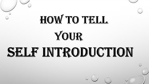 How to Introduce Yourself in the Most Impressive Way? | Easy English Tutorial