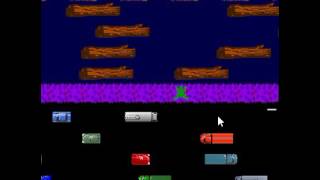 Testing our frogger game we made!