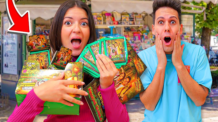 SOFÌ COMPRA TUTTE LE FIGURINE DELL'EDICOLA e LUÌ SI ARRABBIA!!