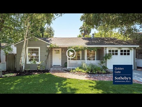 2151 Manzanita Ave, Menlo Park, CA home video tour