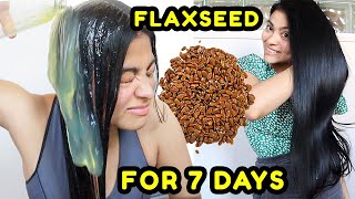 I tried FLAXSEED GEL on my hair for 7 DAYS & THIS HAPPENED! *before & after results* screenshot 4
