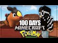 I SPENT 100 DAYS IN MINECRAFT PIXELMON! (Minecraft Pokemon)